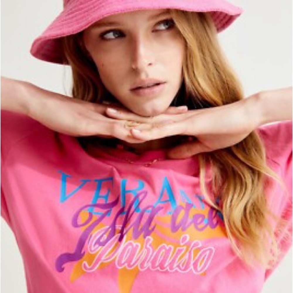 Pink Graphic T-Shirt